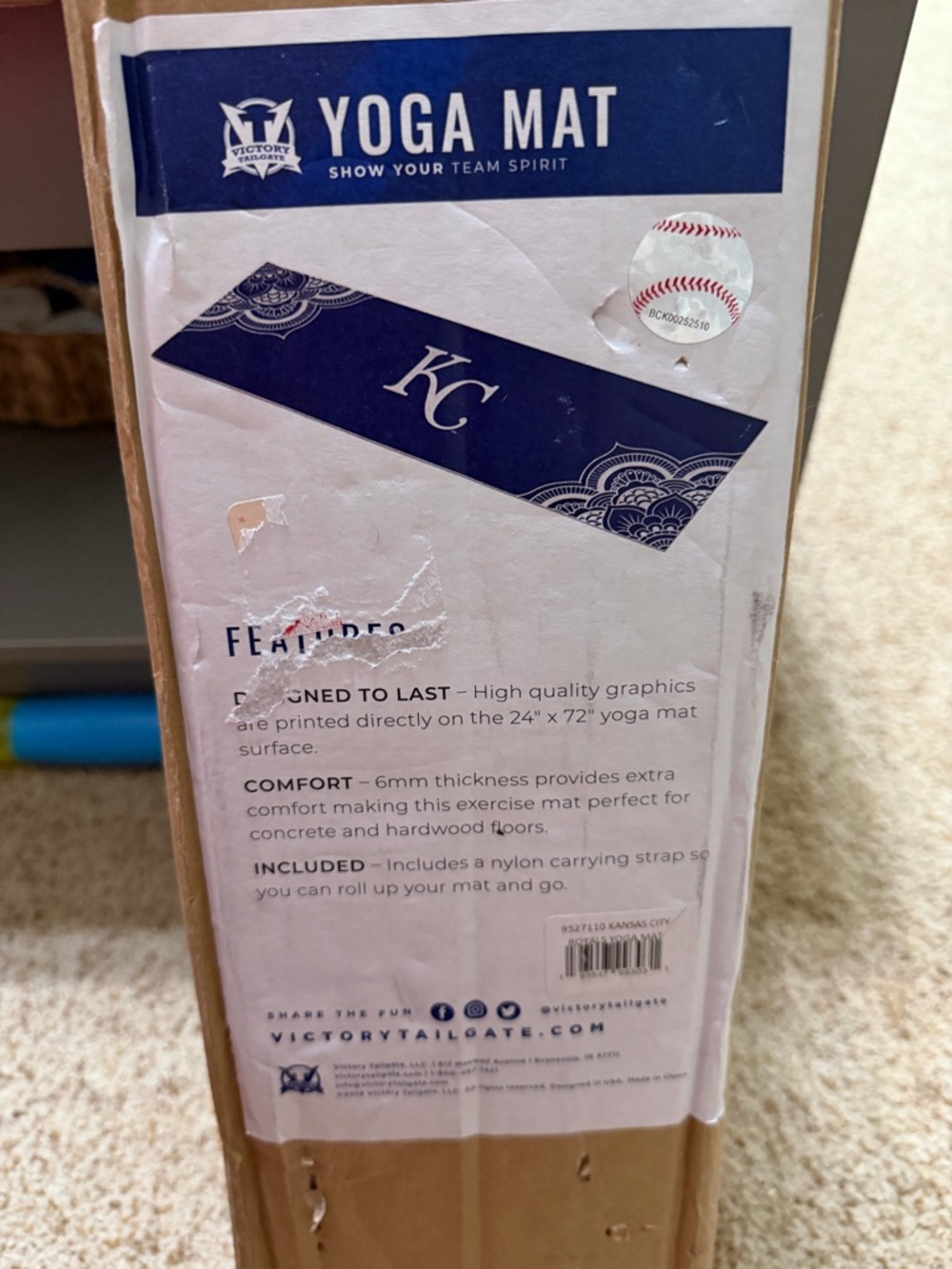 KC Blue Yoga Mat